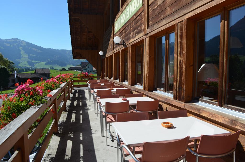 Hotel Roc Et Neige Chateau-d'Oex Exterior foto