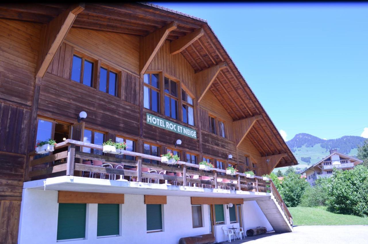 Hotel Roc Et Neige Chateau-d'Oex Exterior foto
